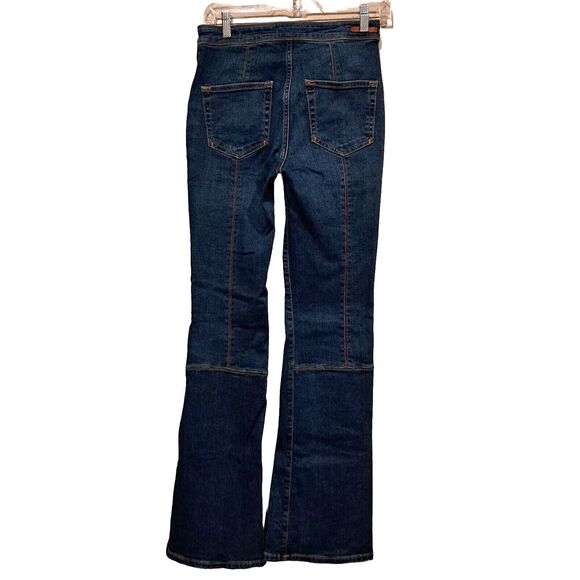 Anthropologie Pilcro And The Letterpress High-Rise Bootcut Jeans Side-Zip Sz 26 - Picture 5 of 12